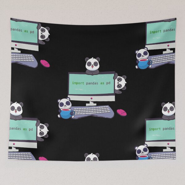 Item preview, Import Pandas Python Joke design designed and sold by t1n3333.