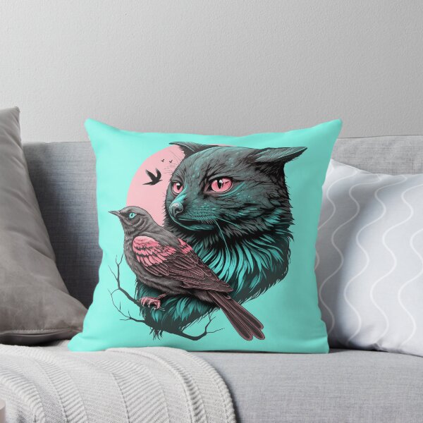 Item preview, Cat and bird designed and sold by jordygraph.