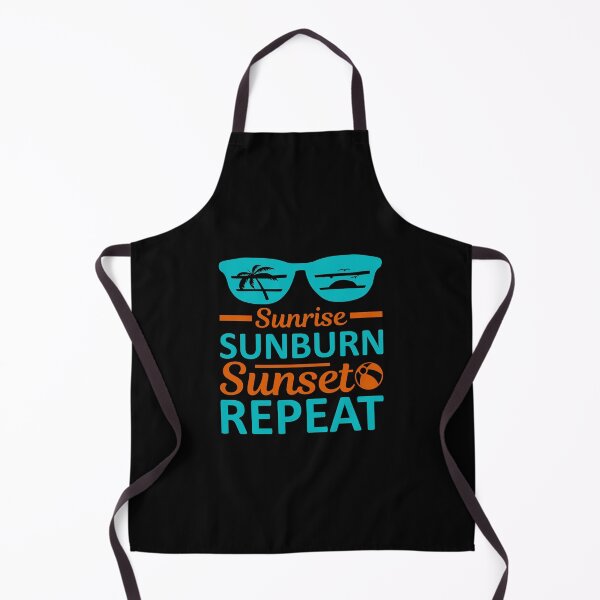 Item preview, summer, beach, vacation sunrise sunburn sunset repeat, sunrise sunburn sunset repeat, vacation, souvenir, tropical designed and sold by RedArtsDesign.