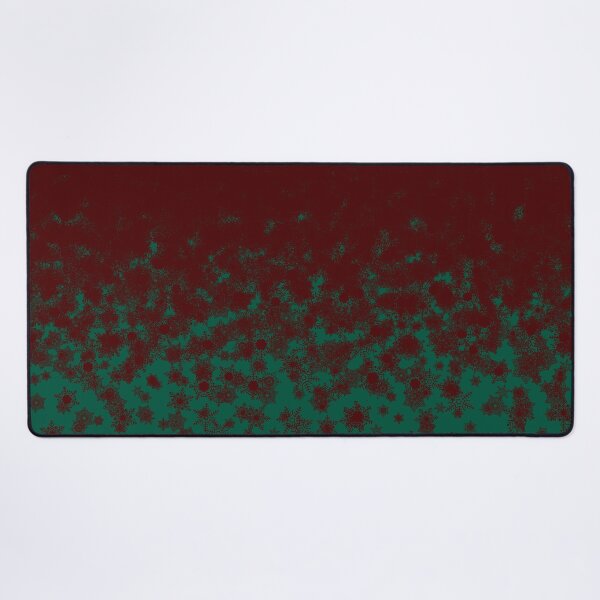 Item preview, Blizzard - Maroon snowflakes on a green background designed and sold by illustratious.