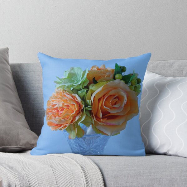 Item preview, Floral Vase Display on blue designed and sold by Stephen Frost.