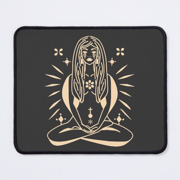 Item preview, Aesthetic Girl Doing Meditation designed and sold by Axel Christian.