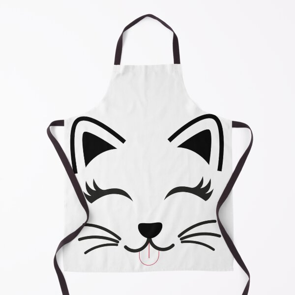Item preview, Face of a cute kitten sticking out her tongue designed and sold by The-Blue-Feline.
