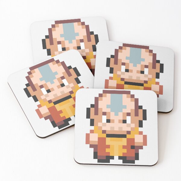 Item preview, Pixel Art Aang - Avatar The Last Airbender designed and sold by PopAltArt.
