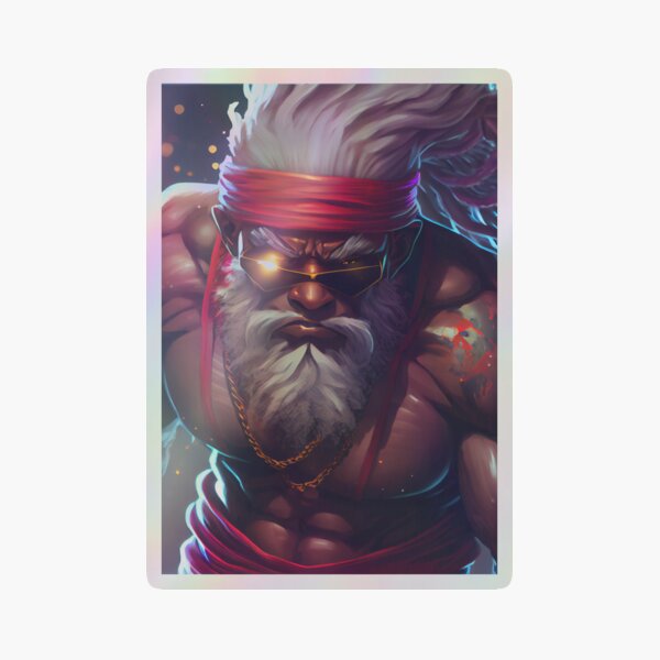 Item preview, Papá Noel Negro Ultra Instinto designed and sold by BeatnixTheGreat.