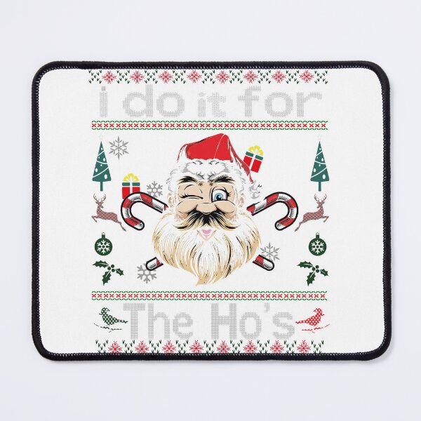 Item preview, Ugly Christmas Sweater santa say i do it for the hos  designed and sold by lacasanostra.