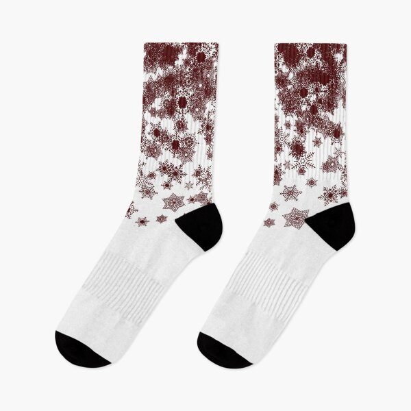 Item preview, Blizzard - Maroon snowflakes designed and sold by illustratious.