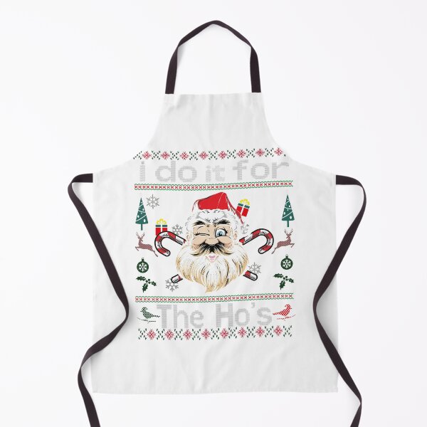Item preview, Ugly Christmas Sweater santa say i do it for the hos designed and sold by lacasanostra.