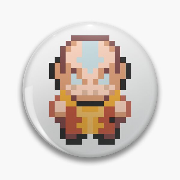 Item preview, Pixel Art Aang Avatar State - Avatar, el último maestro del aire designed and sold by PopAltArt.