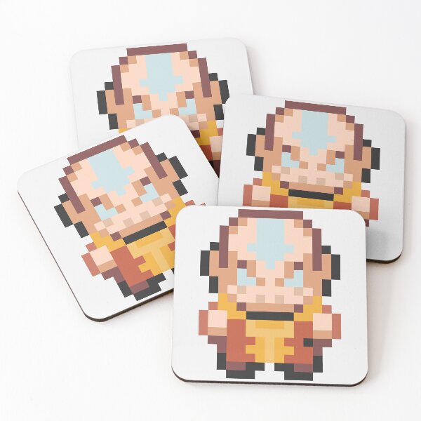 Item preview, Pixel Art Aang Avatar State - Avatar The Last Airbender designed and sold by PopAltArt.