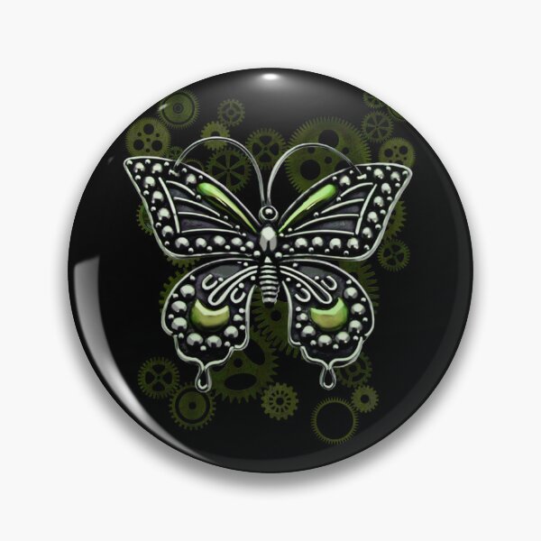 Item preview, Engranajes Steampunk y mariposa designed and sold by Gothic Fantasy.
