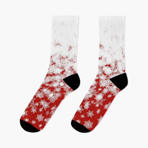 Item preview, Blizzard - Snowflakes on an red background designed and sold by illustratious.