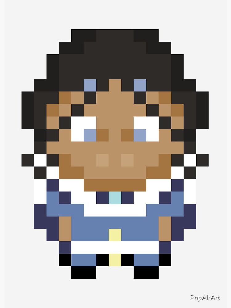 Pixel Art Katara Avatar The Last Airbender