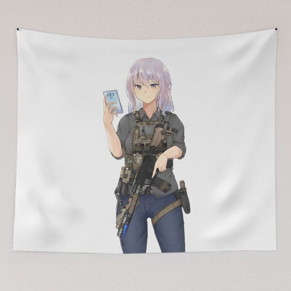 Item preview, Military Anime Girl designed and sold by kittiescuties.