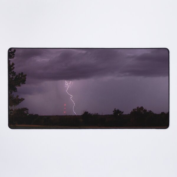 Item preview, Purple Thunderstorm In Kansas-Lightning designed and sold by CarefulCaptures.