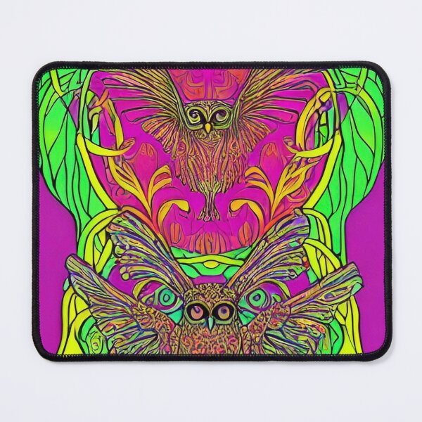 Item preview, Psychedelic Owl Acid Vibes 7 designed and sold by Benito Del Ray.