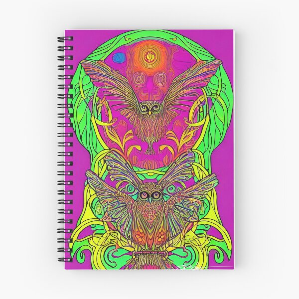 Item preview, Psychedelic Owl Acid Vibes 7 designed and sold by Benito Del Ray.