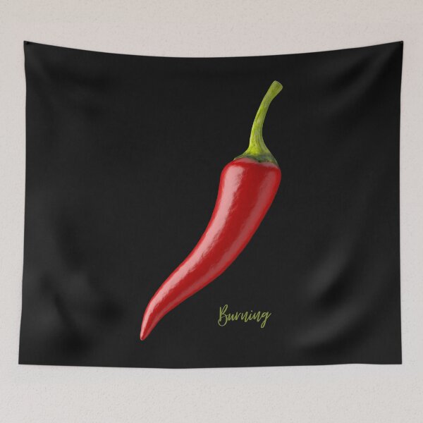 Item preview, Burning Chili Pepper designed and sold by Whalespirit.