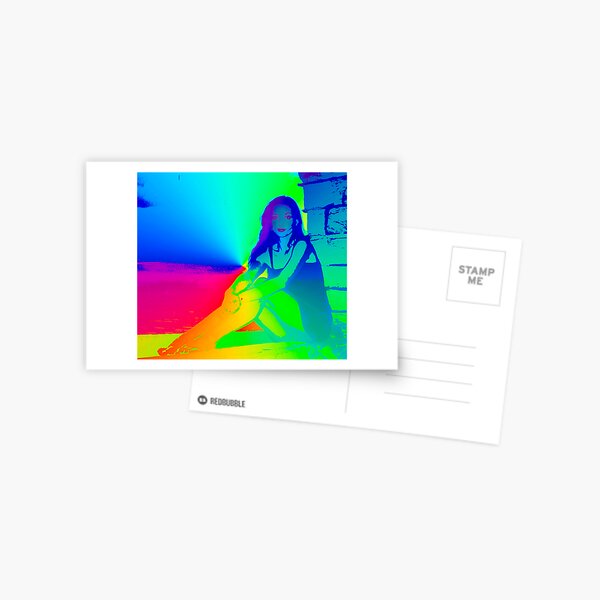 A Rainbow On A Rainy Day Postcard