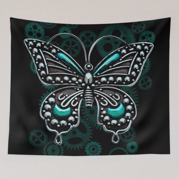 Item preview,  Engranajes Steampunk y mariposa designed and sold by Gothic Fantasy.