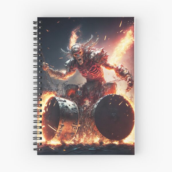 Item preview, Epic heavy metal rock drummer warlord designed and sold by Vela Barrera.