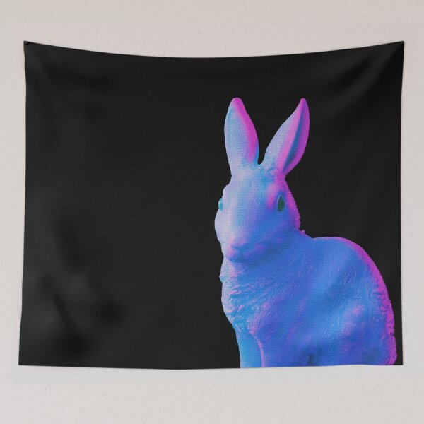 Item preview, Purple Hare| vaporwave aesthetics designed and sold by spinolator.