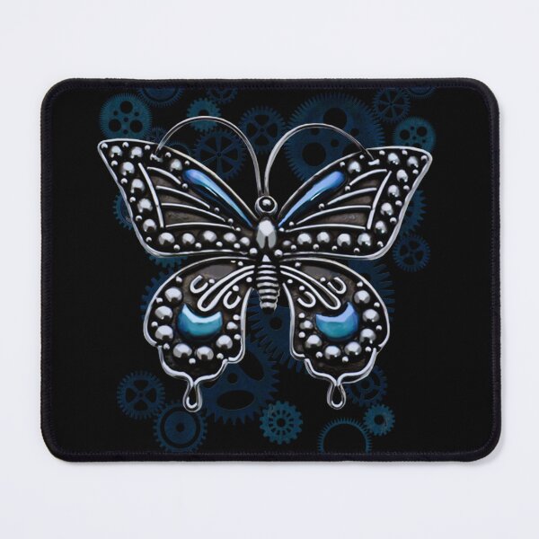 Item preview, Steampunk gears and butterfly designed and sold by Gothic Fantasy.