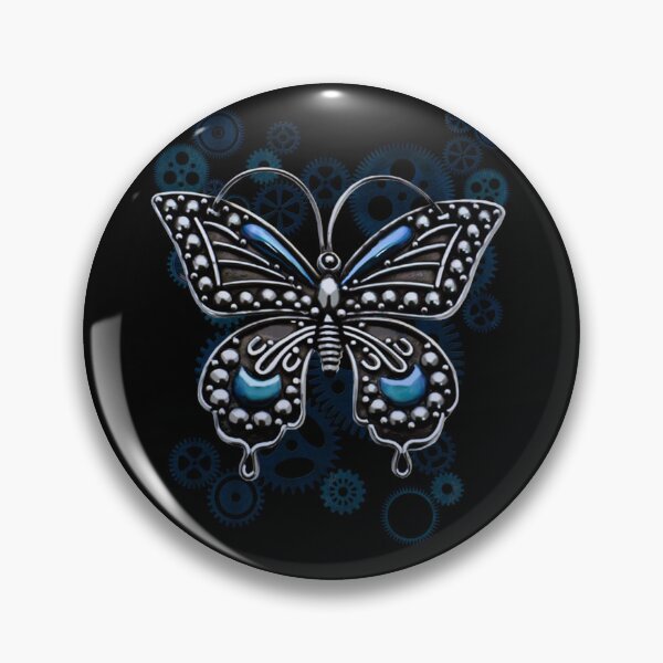 Item preview, Engranajes Steampunk y mariposa designed and sold by Gothic Fantasy.