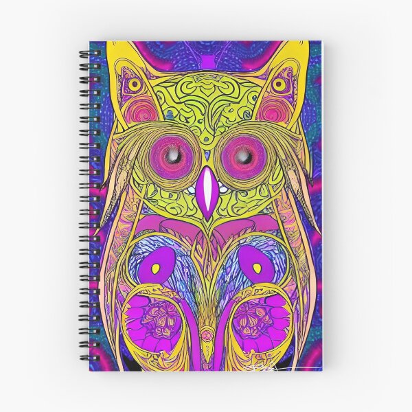 Item preview, Psychedelic Owl Acid Vibes 6 designed and sold by Benito Del Ray.