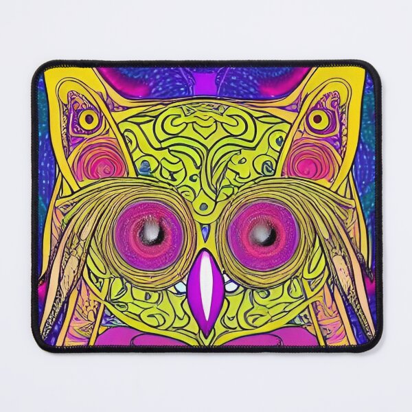 Item preview, Psychedelic Owl Acid Vibes 6 designed and sold by Benito Del Ray.