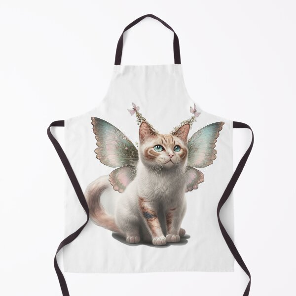 Item preview, Cute Adorable Fairy Cat with Butterfly Wings designed and sold by photo4u2.