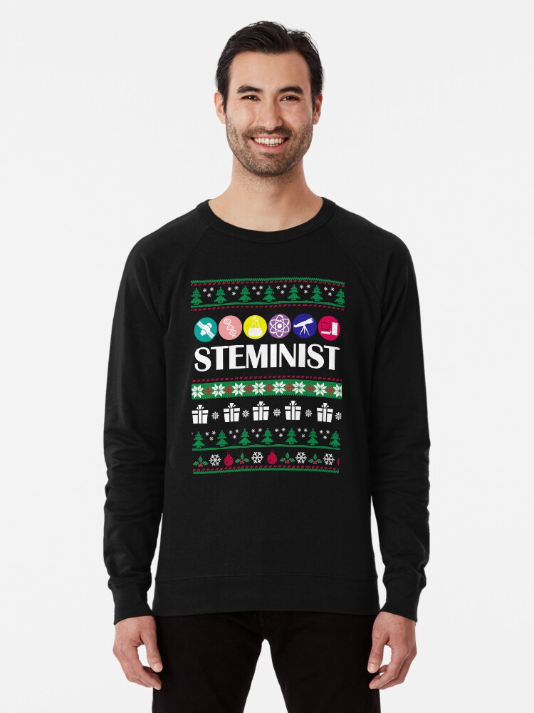 Cool Science Christmas Sweater T Shirt-Steminist for Women Men