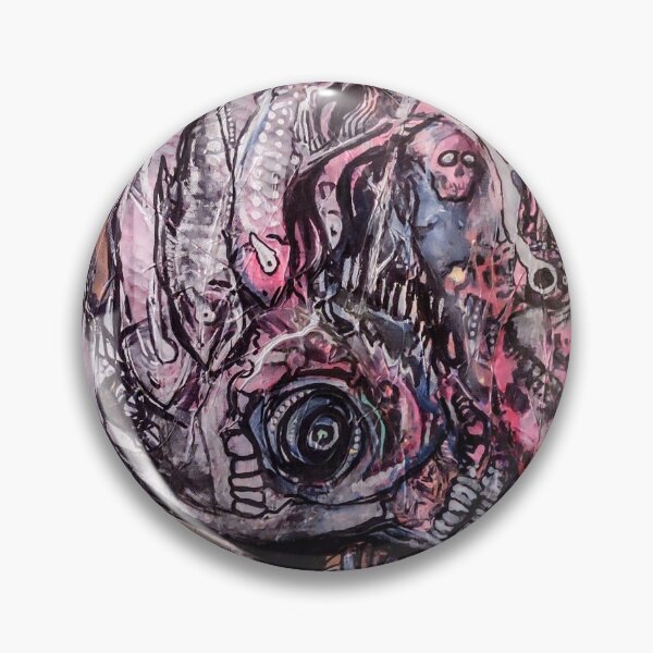 Item preview, Painting #1 fish rabbit abstract designed and sold by Deathplant.