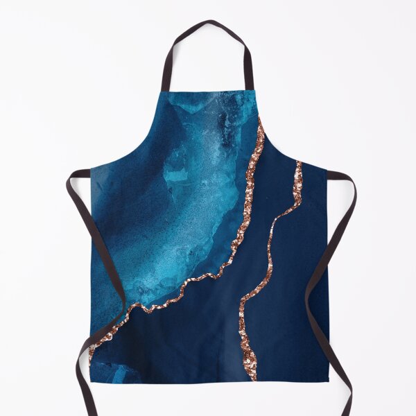 Item preview, Teal And Azure Blue (Faux) Marble Agate Design designed and sold by DEC02.