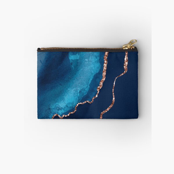 Item preview,  Teal And Azure Blue (Faux) Marble Agate Design designed and sold by DEC02.
