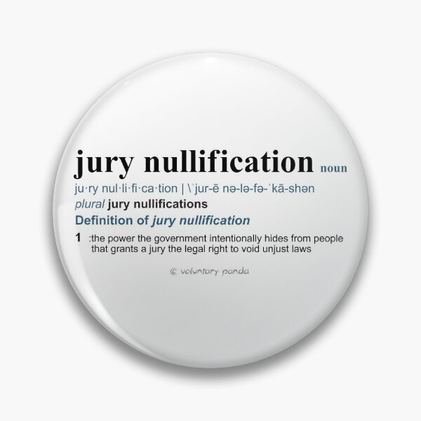 Item preview, Copy of Definition of “Jury Nullification” designed and sold by VoluntaryPanda.