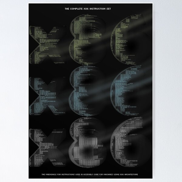 Item preview, x86 Instruction Set designed and sold by lessonhacker.
