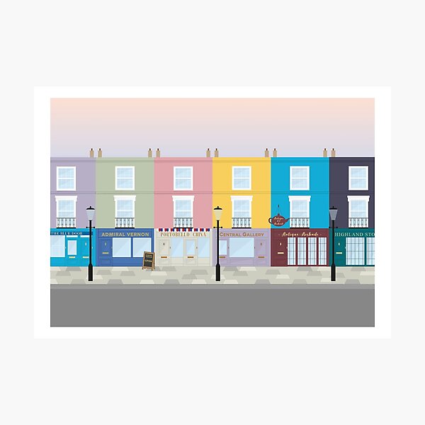 Portobello Road: Cityscape Photographic Print