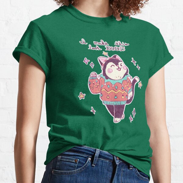 I Make This Look Good - Ugly Christmas Sweater Kitty Cat Classic T-Shirt