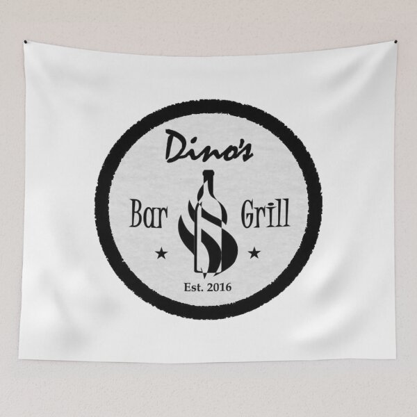 Item preview, Retro Dino's Bar And Grill designed and sold by Lone Wolves.