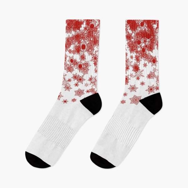 Item preview, Blizzard - Red snowflakes designed and sold by illustratious.