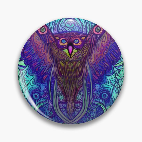 Item preview, Psychedelic Owl Acid Vibes 4 designed and sold by Benito Del Ray.