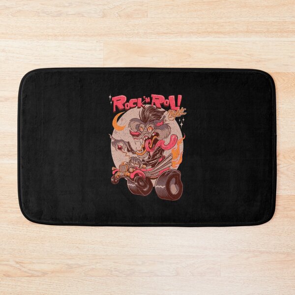 Item preview, Funny Rockers gift. Crazy rocker wolf driving his Hotrod to a Rock and Roll night. designed and sold by paulo silveira.