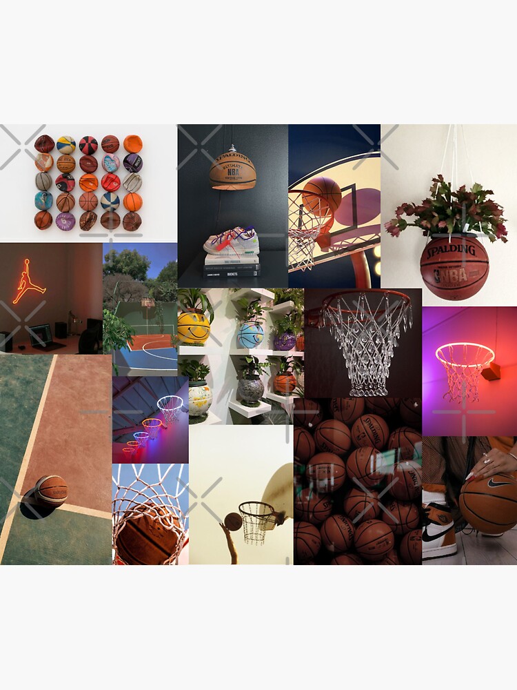 "basketball aesthetic collage" Sticker for Sale by Redbubble