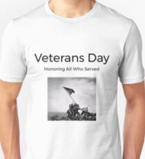 honoring all who served - veterans day Unisex T-Shirt