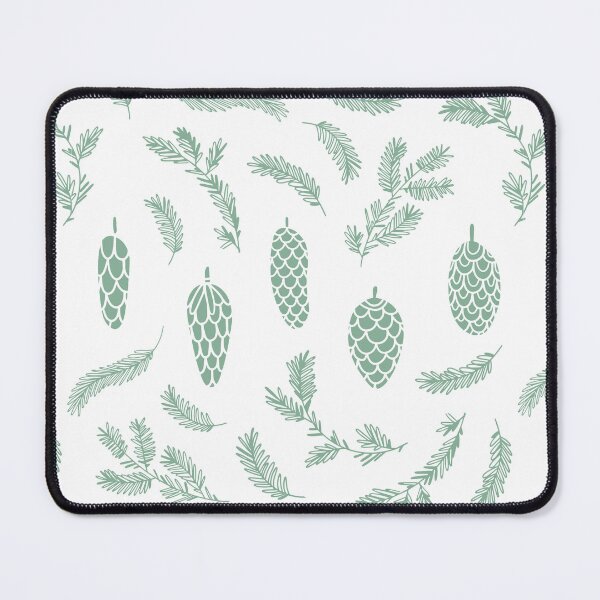 Item preview, Light Green Pinecone Pattern designed and sold by Melissa Mielke.
