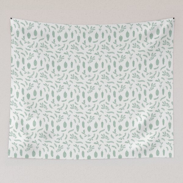 Item preview, Light Green Pinecone Pattern designed and sold by Melissa Mielke.