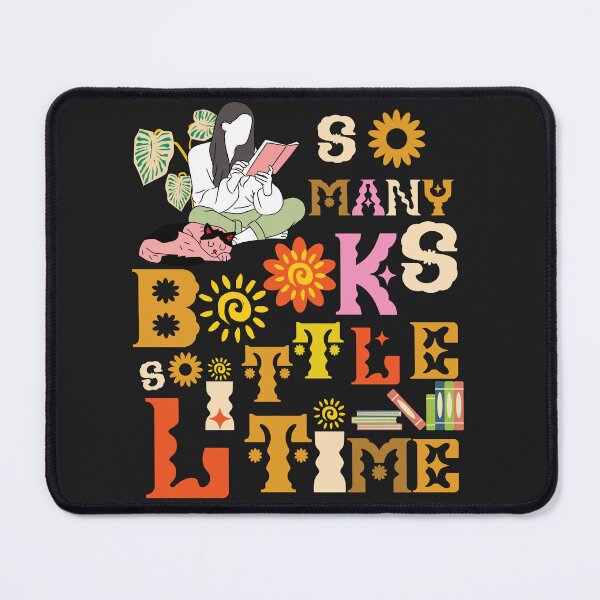 Item preview, So many books so little time (a gift for a bookworm, book lover, book dragon) designed and sold by zicutza.