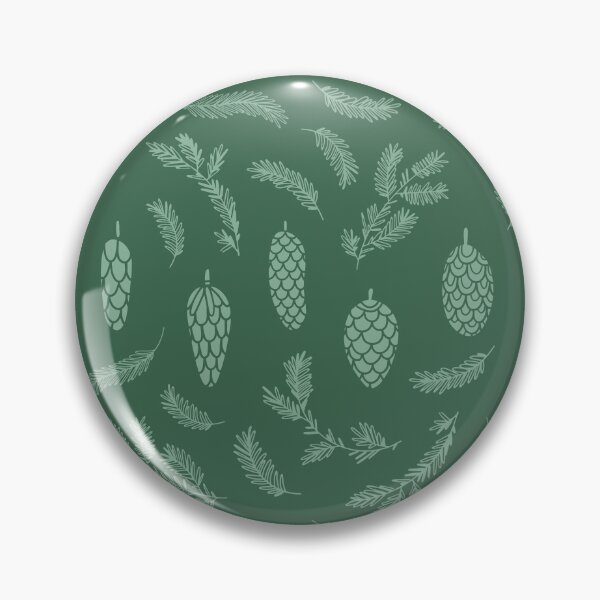 Item preview, Light Green Pinecone Pattern on Dark Green designed and sold by Melissa Mielke.