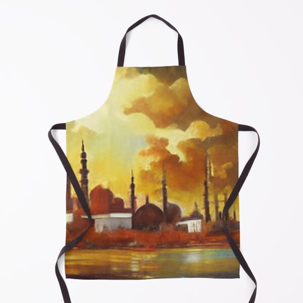 Item preview, painting of the ancient Islamic Arab palace and architecture designed and sold by MaissaArt.